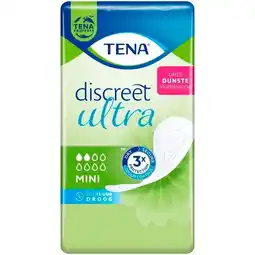 Trekpleister Tena Lady Discreet Ultra Mini Verbanden aanbieding