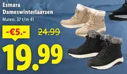 Lidl Esmara Dameswinterlaarzen aanbieding