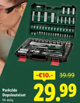 Lidl Parkside Dopsleutelset aanbieding