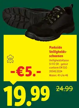 Lidl Parkside Veiligheidsschoenen aanbieding