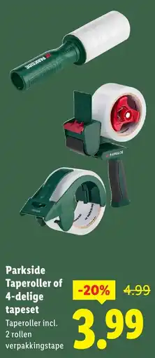 Lidl Taperoller of 4-delige tapeset aanbieding