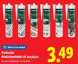 Lidl Parkside Afdichtmiddel of acrylaat aanbieding