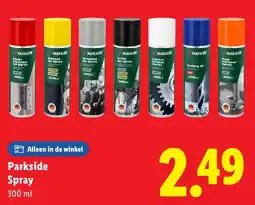 Lidl Parkside Spray aanbieding