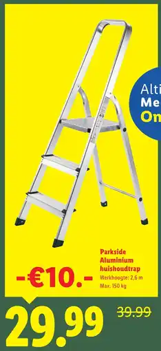 Lidl Parkside Aluminium huishoudtrap aanbieding