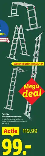 Lidl Parkside Multifunctionele ladder aanbieding