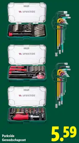 Lidl Parkside Gereedschapsset aanbieding