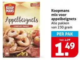 Hoogvliet Koopmans mix voor appelbeignets aanbieding