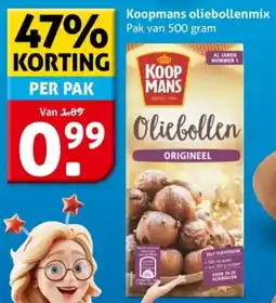 Hoogvliet Koopmans oliebollenmix aanbieding