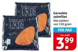 Hoogvliet Gerookte zalmfilet aanbieding