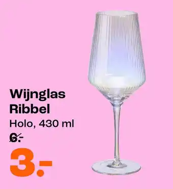 Wijnglas Ribbel