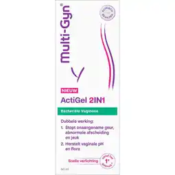 Etos Multi-Gyn ActiGel 2in1 bij bacteriële vaginose 50ml aanbieding