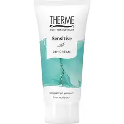 Etos Therme Sensitive Anti-Transpirant 24H Deodorant Creme 60 ML aanbieding