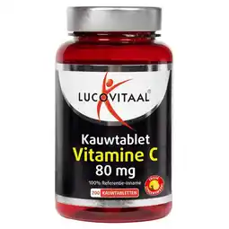Etos Lucovitaal Vitamine C kauwtabl 200 stuks aanbieding
