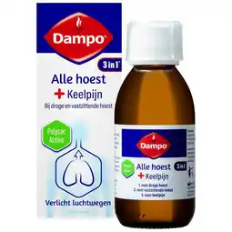 Etos Dampo Alle Hoest + Keelpijn 150 ML aanbieding