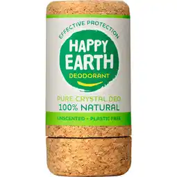 Etos Happy Earth 100% Natuurlijke Unscented Crystal Deodorant 90 GR aanbieding