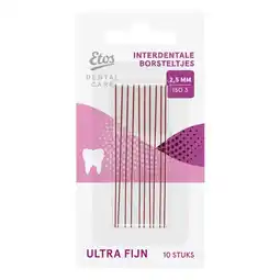 Etos Etos interdentaal borsteltjes ultra fijn 2,5mm aanbieding