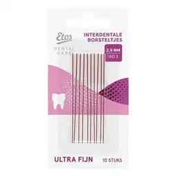 Etos Etos interdentaal borsteltjes ultra fijn 2,5mm aanbieding