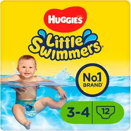 Etos Huggies Little Swimmers Zwemluiers Maat 3-4 (7-15 kg) 12 stuks aanbieding