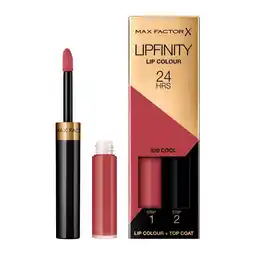 Etos Max Factor Lipfinity Lip Colour Lipstick 030 Cool aanbieding