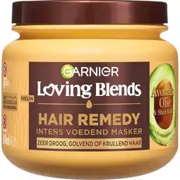 Etos Garnier Loving Blends Avocado Haarmasker 340 ml aanbieding
