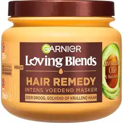 Etos Garnier Loving Blends Avocado Haarmasker 340 ml aanbieding