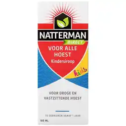 Etos Natterman Voor Alle Hoest Kindersiroop 180 ML aanbieding
