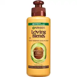 Etos Garnier Loving Blends Avocado Olie & Karité Boter Leave-In Crème 200 ML aanbieding