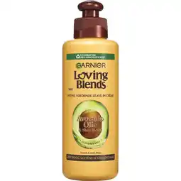 Etos Garnier Loving Blends Avocado Olie & Karité Boter Leave-In Crème 200 ML aanbieding