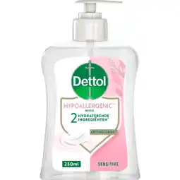Etos Dettol Hypoallergenic Sensitive Handzeep - 250 ML aanbieding