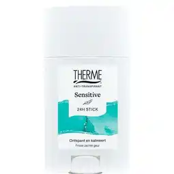Etos Therme Sensitive Anti-Transpirant 24H Deodorant Stick 50 GR aanbieding