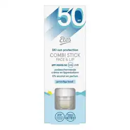 Etos Etos Ski Sun Protection Combi Stick Face & Lip SPF50 Gevoelige Huid 20 ML aanbieding