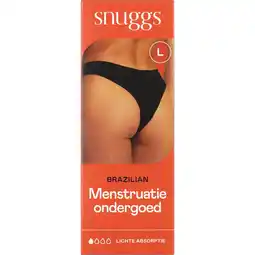 Etos Snuggs period underwear Brazilian light black L aanbieding