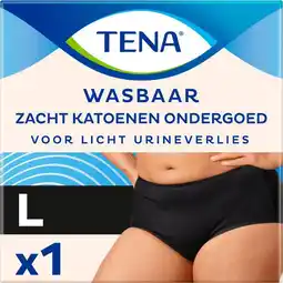 Etos Tena Wasbaar Ondergoed Zwart Maat L 1 stuk aanbieding