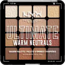 Etos NYX Professional Makeup Ultimate Shad Pal 16-Pan Warm Neutrals aanbieding