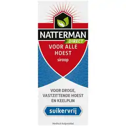 Etos Natterman Direct Voor Alle Hoest Suikervrij Siroop 120ML aanbieding