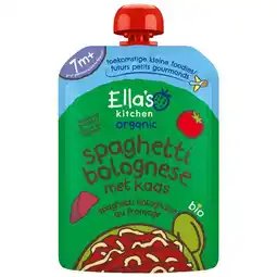 Etos Ella's Kitchen Bio Spaghetti bolognese + kaas 130g 7+ aanbieding