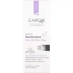 Etos Zarqa Extra Dry Skin Plus Sensitive Nachtcr�me 50 ML aanbieding