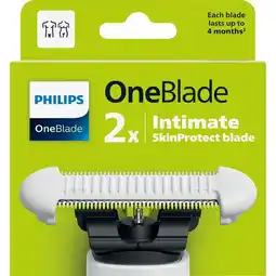 Etos Philips OneBlade Intimate Female SkinProtect Vervangmesjes - QP229/52 aanbieding