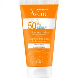 Etos Avène Zonnebrand Crème Parfumvrij SPF 50+ 50 ML aanbieding