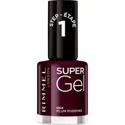 Etos Rimmel London Super Gel Nailpolish 064 Plum Pudding 12 ML aanbieding