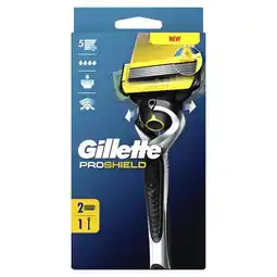 Etos Gillette ProShield Scheersysteem Met 2 Navulmesjes aanbieding