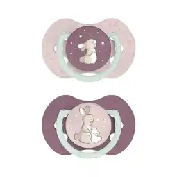 Etos Difrax Dynamic Fopspeen 18+M Night&Day Girl aanbieding