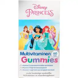 Etos Disney Princess Multivitaminen Gummies 60 stuks aanbieding