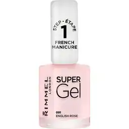 Etos Rimmel London Super Gel French Manicure 091 English Rose aanbieding