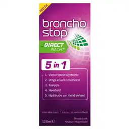 Etos Bronchostop Direct Nacht 5-in-1 Hoestdrank 120 ML aanbieding