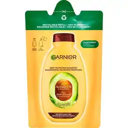 Etos Garnier Loving Blends Refill Avocado Olie & Shea Boter Shampoo Navulling 250 ML aanbieding