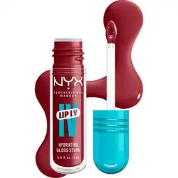 Etos NYX Professional Makeup Lip IV Hydraterende Lipgloss Drippin in Rose aanbieding