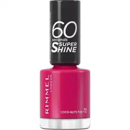 Etos Rimmel London 60 Seconds SuperShine Nagellak 152 Coco Nuts For You aanbieding