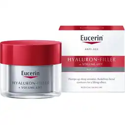 Etos Eucerin Hyaluron-Filler + Volume-Lift Nachtcrème 50 ML aanbieding