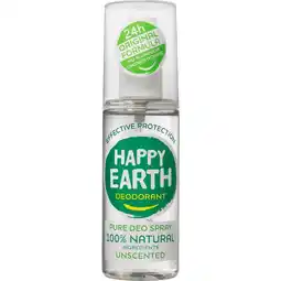 Etos Happy Earth 100% Natuurlijke Unscented Deodorant Spray 100 ML aanbieding